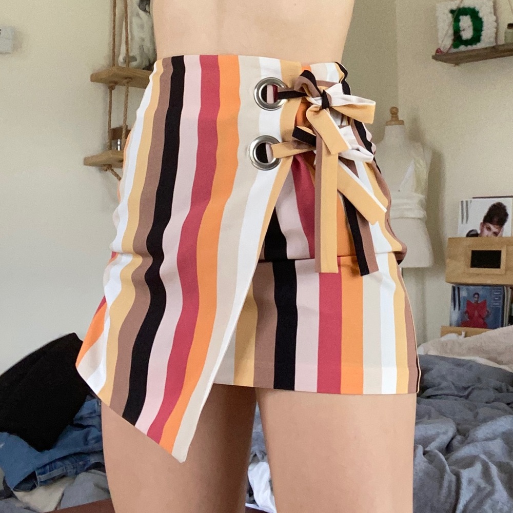 Urban Outfitters multi-stripe skirt